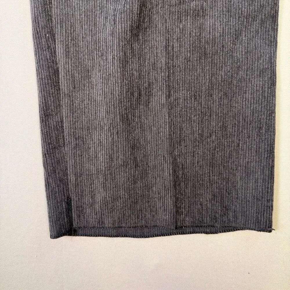 NWT ST. CROIX Men's Grey Corduroy Pants Trousers Sz 42R MADE IN ITALY Wool Blend
